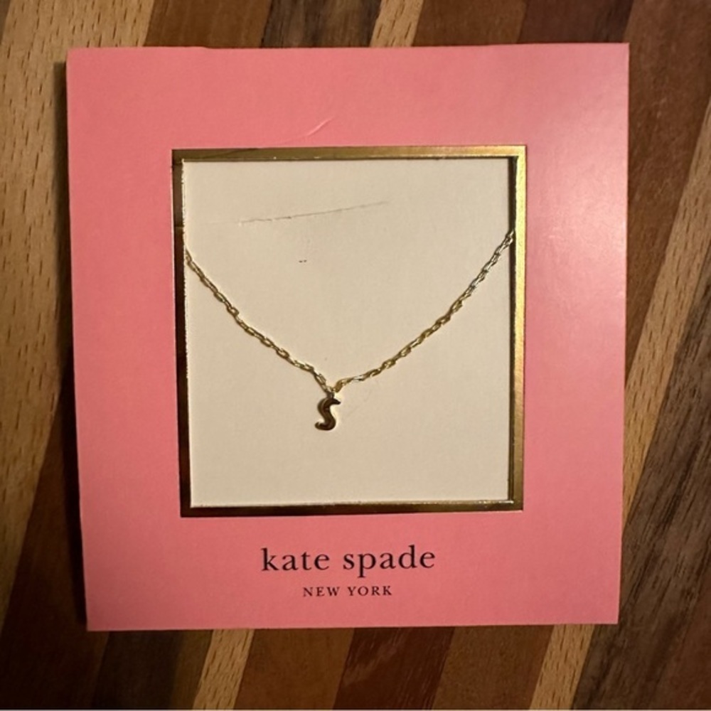 Kate Spade One in a Million Gold Initial “s” Necklace